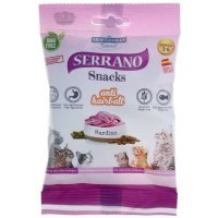 Serrano snacks Лакомство для кошек, выведение шерсти (САРДИНА), 50 г