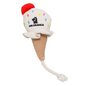 Mr.Kranch Игрушка Мороженое с канатом для собак мелких и средних пород (29х8х6,5см)