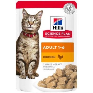 Hill's Science Plan Optimal Care влажный корм для кошек с курицей 85 г