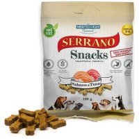 Serrano snacks Лакомство для собак (ЛОСОСЬ, ТУНЕЦ), 100 г