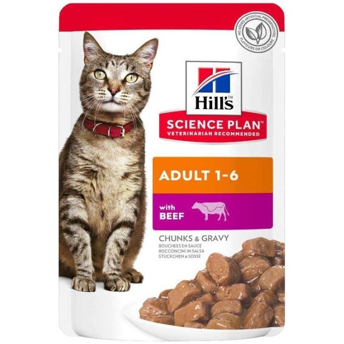 Hill's SP Optimal Care влажный корм для кошек с говядиной, 85 г