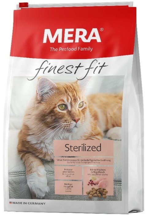 Сухой корм Mera Finest Fit Sterilized для стерилизованных/кастрированных кошек