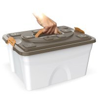 BAMA PET контейнер для хранения корма SIM PET 18л (40x30x22h см)