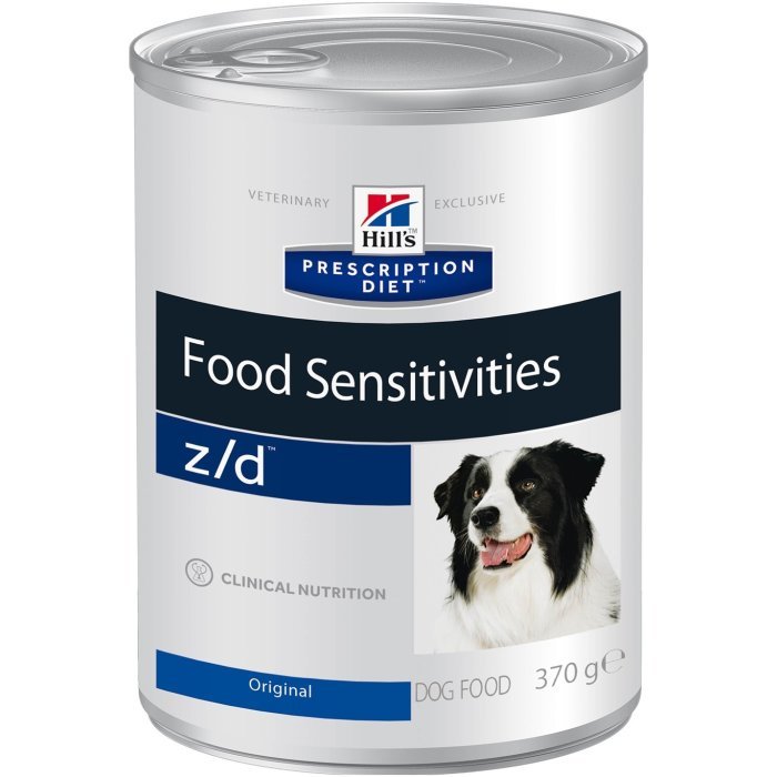 Влажный диетический гипоаллергенный корм для собак (консерва) Hill's Prescription Diet z/d Food Sensitivities при пищевой аллергии, 370 г