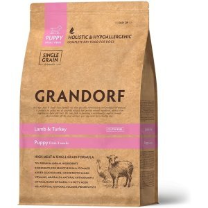 Grandorf Lamb&Turkey Puppy для щенков всех пород с 3 недель, Ягнёнок с индейкой