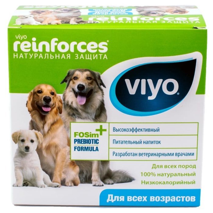 VIYO Reinforces All Ages DOG пребиотический напиток для собак всех возрастов 7х30 мл