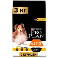 Pro Plan Optiweight для склонных к избыточному весу или стерилизованных взрослых собак с курицей и рисом