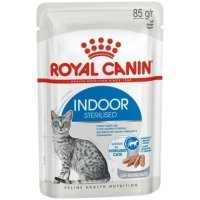 Royal Canin Indoor Sterilised для кошек постоянно живущих в помещении, паштет, 85г