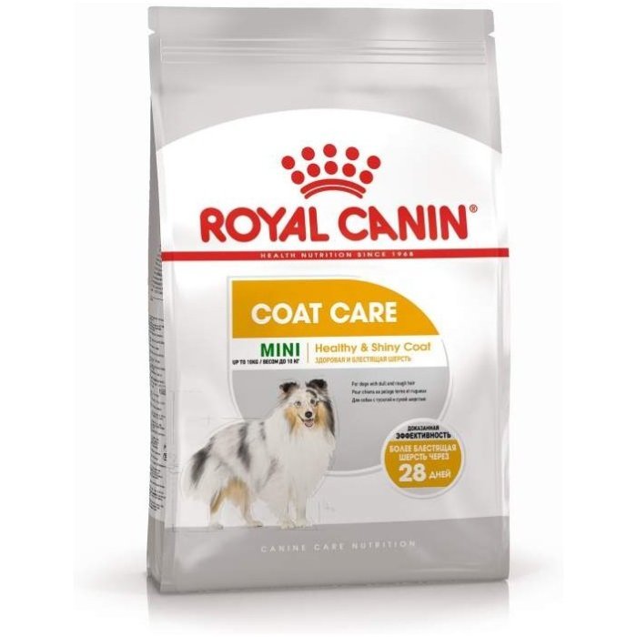 Royal Canin для собак с тусклой и сухой шерстью, Мини Коат Кэа