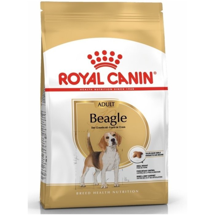 Корм Royal Canin для взрослых и стареющих собак породы бигль с 12 мес., Beagle Adult