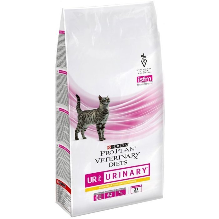 Сухой корм Purina Pro Plan Veterinary diets UR корм для кошек при болезнях нижних отделов мочевыводящих путей c курицей
