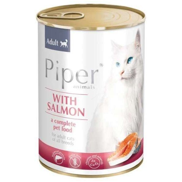 Piper cat Adult Salmon для взрослых кошек с лососем