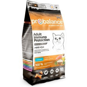 ProBalance Immuno Protection корм для взрослых кошек с Лососем, Поддержка иммунитета