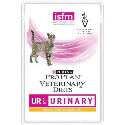 Purina Pro Plan Кусочки в соусе для кошек при мочекаменной болезни с курицей, 85г